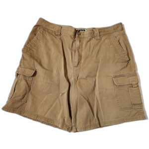 Columbia Men’s Cargo Shorts – Size 40W, Khaki, Pre-Owned with Minor Flaws